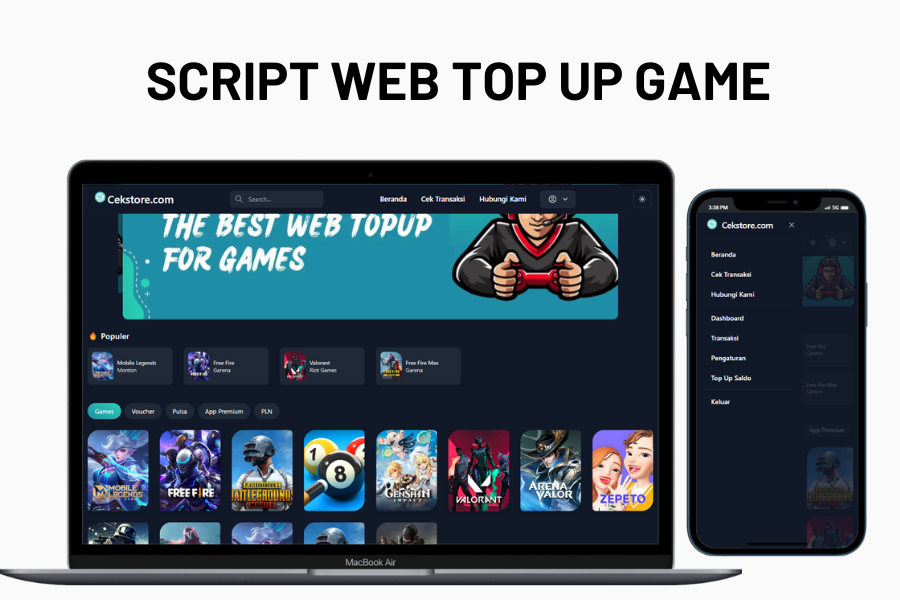 Script Website Top Up Game